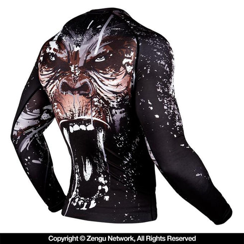 Venum-Gorilla Long Sleeve Grappling Rashguard-5